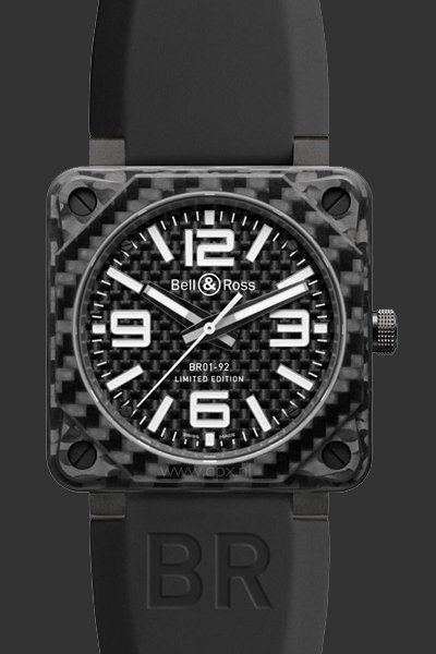 QP Exclusieve Horloges - Bell & Ross   BR01-92 Carbon Fiber