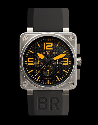 QP Exclusieve Horloges - Bell & Ross BR01-94 Orange Chrono