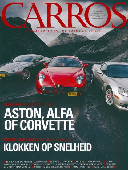QP Exclusieve Horloges - Carros januari/februari 2009