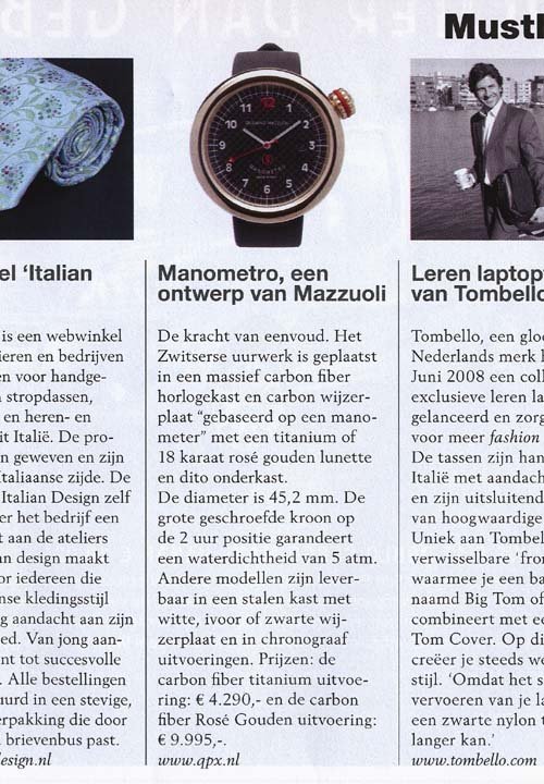 QP Exclusieve Horloges - Itali� in Bedrijf