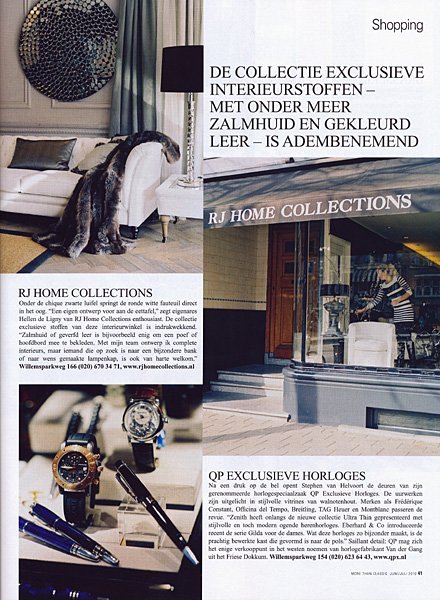 QP Exclusieve Horloges - MTC Magazine Nr 3 - 2010