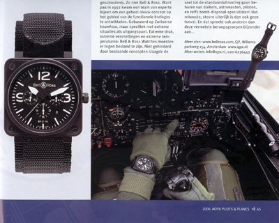 QP Exclusieve Horloges - Pilots & Planes   april 2008