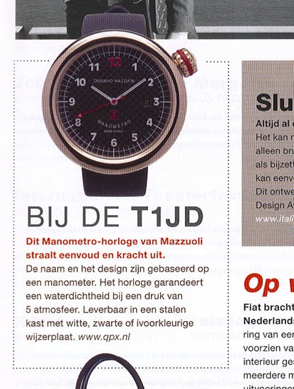QP Exclusieve Horloges - De Smaak van Itali�