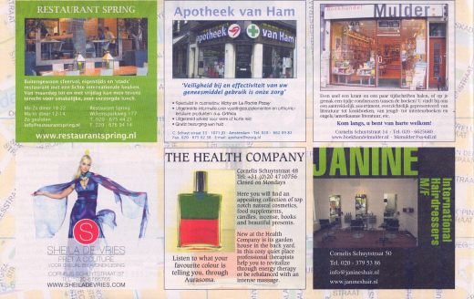 de advertentie