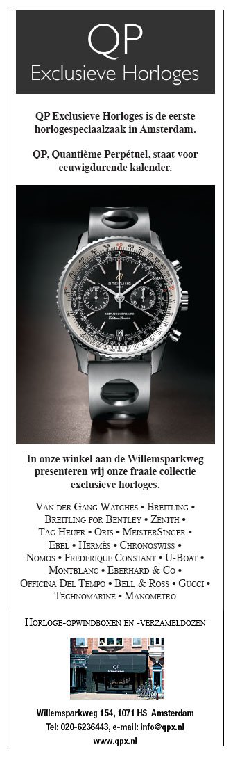 QP Exclusieve Horloges - Watching zomer 2009