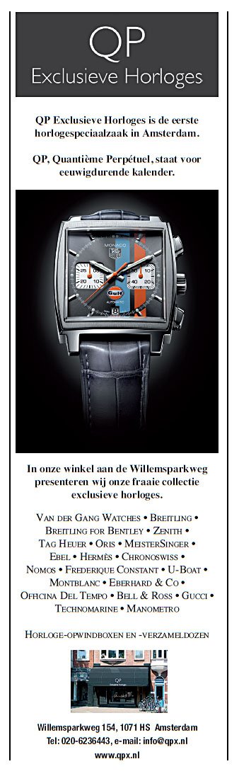 QP Exclusieve Horloges - Watching herfst 2009