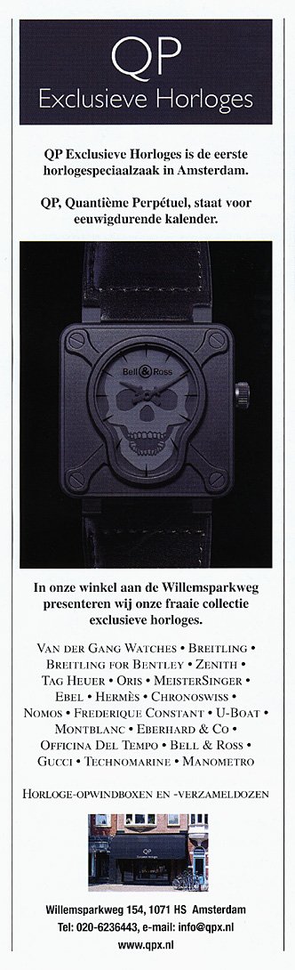 QP Exclusieve Horloges - Watching winter 2009