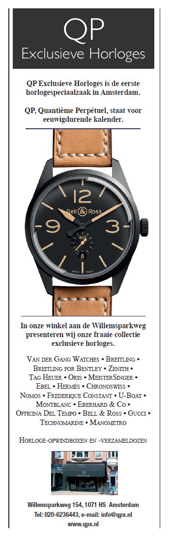 QP Exclusieve Horloges - Watching winter 2010