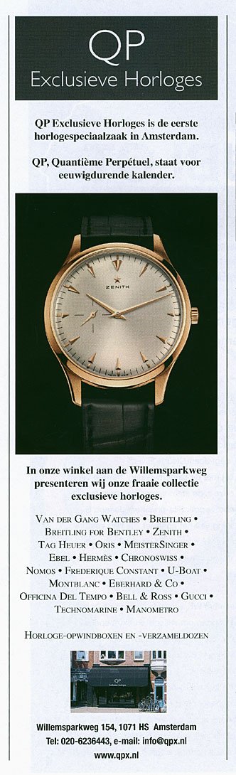 QP Exclusieve Horloges - Watching zomer 2010