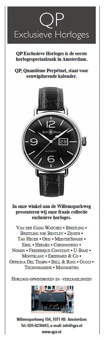 QP Exclusieve Horloges - Watching lente 2012