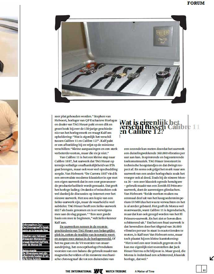 QP Exclusieve Horloges - The International Watch Tribune