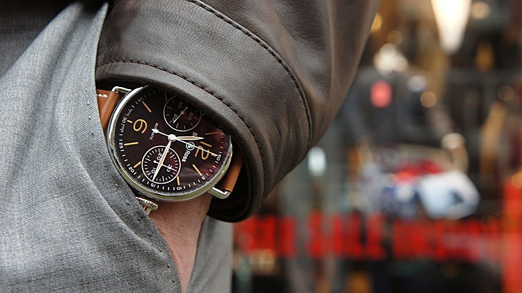 QP Exclusieve Horloges - Bell & Ross - WW1-Monopoussoir-Heritage