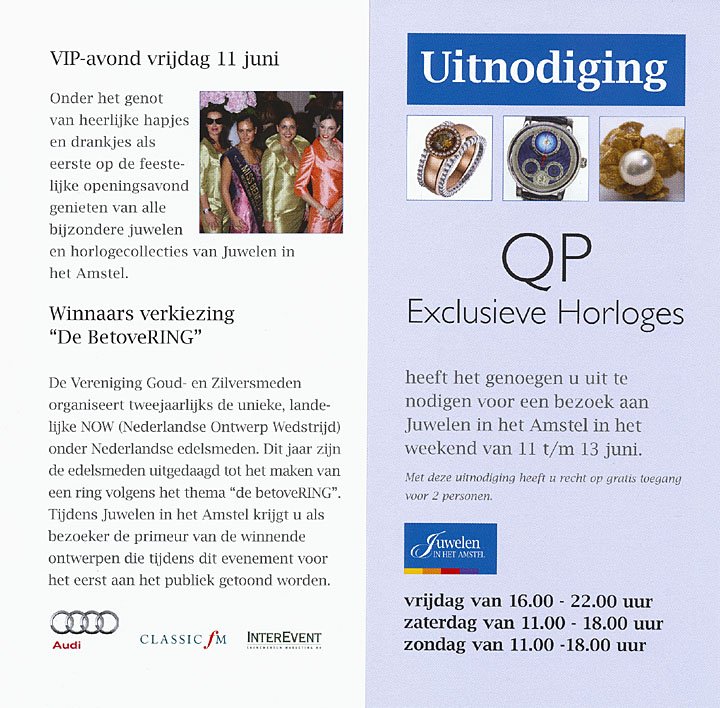 QP Exclusieve Horloges - QP Exclusive Watch Lounge